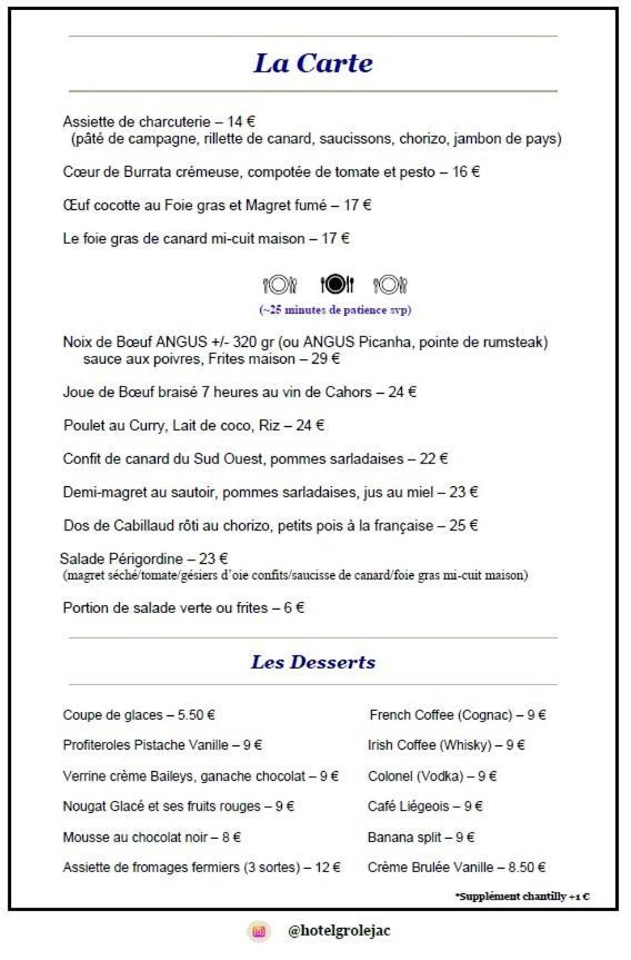 Hotel Du Pont Et Restaurant A Groléjac Kültér fotó